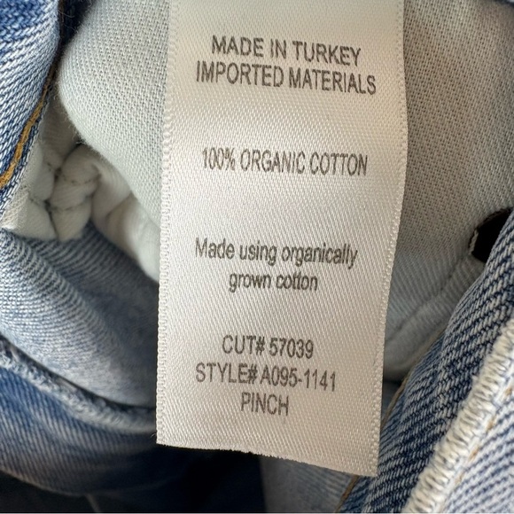 Agolde Pinch Waist High Waist Straight Jeans Light Wash Size 24 - Picture 6 of 6